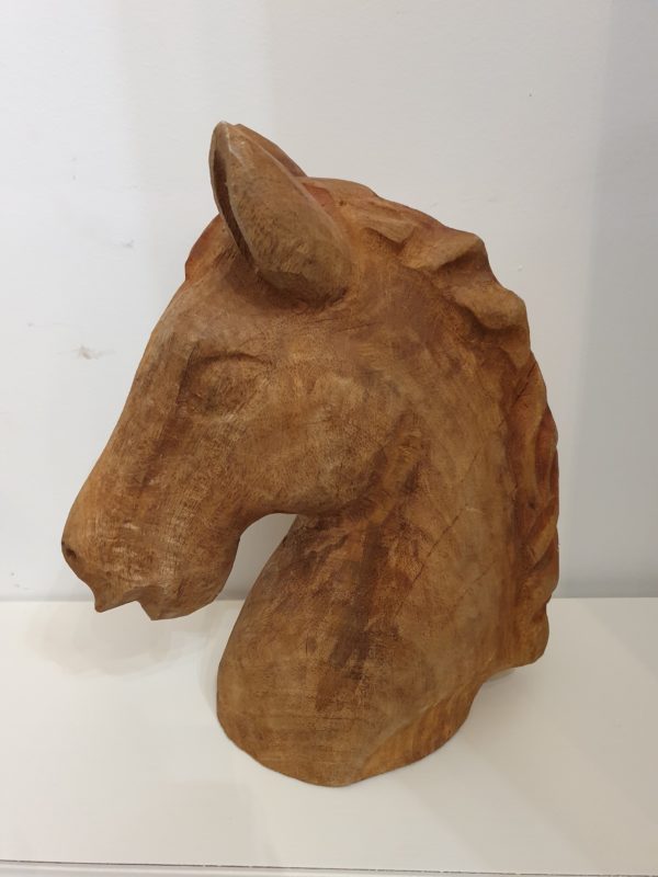 SCULTURA CAVALLO LEGNO - immagine 4