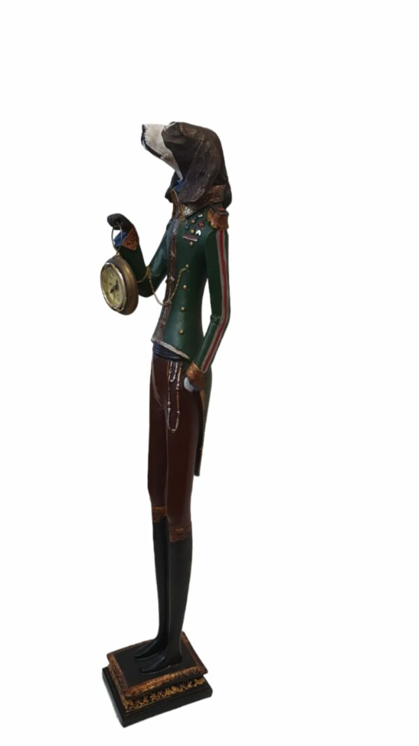 STATUA CANE CON OROLOGIO - immagine 6