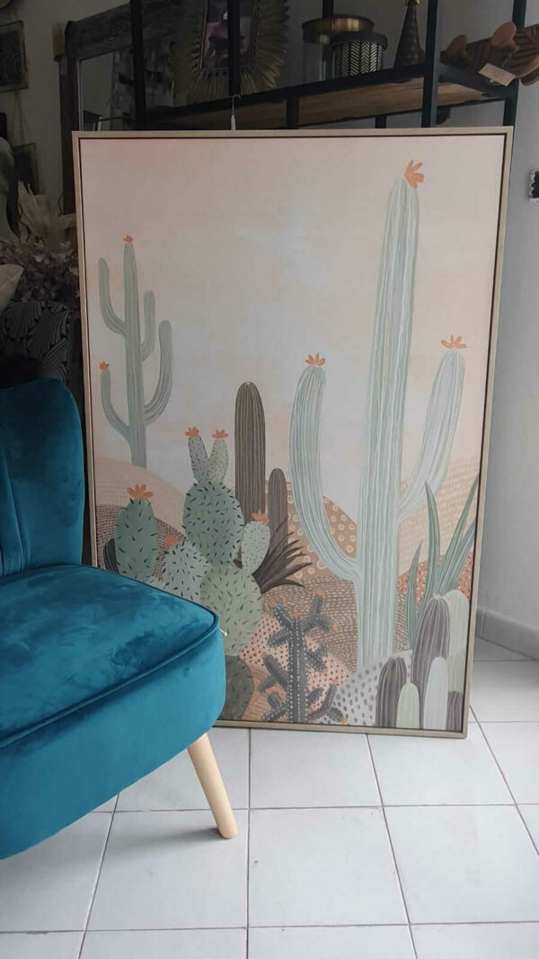 QUADRO TELA CACTUS - immagine 3