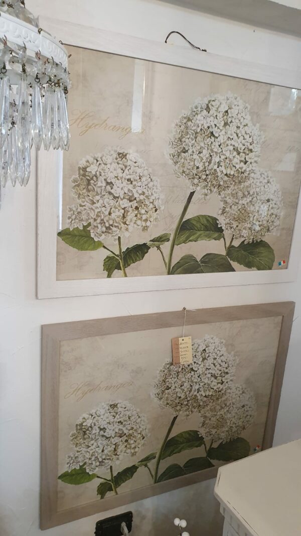 QUADRO ORTENSIE BIANCO - immagine 3